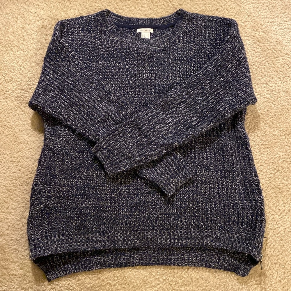 Forever 21 Sweater with side zipper detail